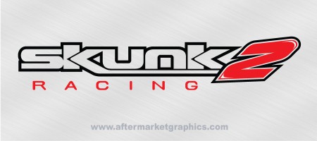 Skunk2 Racing outline Decals - Pair (2 pieces)